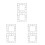 6Pcs Stylish Silver Square Mirror Clock Stickers for Bedroom Decor 7
