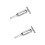 2St Rvs Worstenvuller Set Keukentool Voor Handmatig Vullen Silver 6