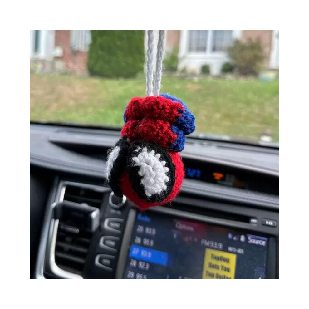 Spider Car Charm With Unique Handmade Design Rear View Mirror Hanging Ornament For Car Interior 9044945408645