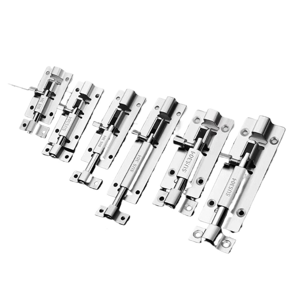 6 Inch Stainless Steel Gate Latch Lock, Automatic Selflocking Weatherproof Outdoor Door Lock For Garden Or Pool 9174973491231
