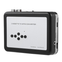USB Cassette Player with Direct MP3 Conversion, Dual Playback, Vintage Tape to Digital Music