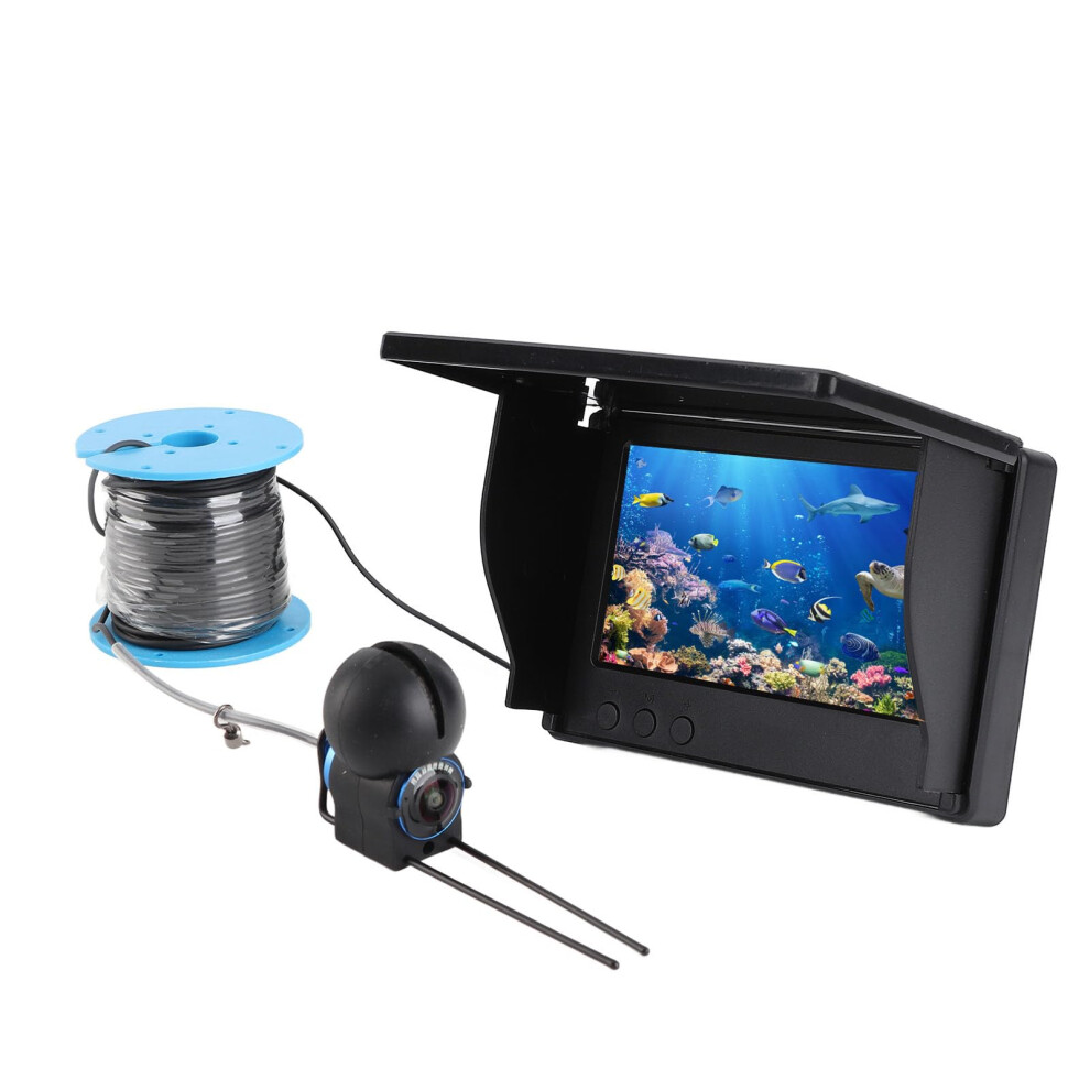 Underwater Fishing Camera 1080P Wideangle Lens With Ultrabright 4.3' Display For Ice Fishing 9044945408782