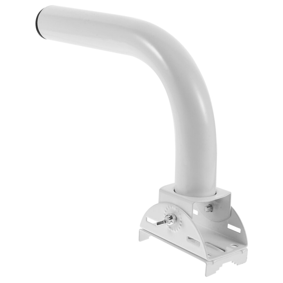 Outdoor Antenna Mount With Adjustable Pole Bracket, Weatherresistant For Roof Or Wall Installation 9113335722293