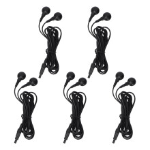 Flexible Lead Wires For Electronic Therapy Machines, Premium Female Plug Electrodes Connection Cables With 2mm Pigtail Ends, Copper Wire Core - 5PCS