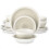 16 Piece Ceramic Dinnerware Set for 4, Durable Stackable Plates and Bowls for Everyday and Special Meals 1