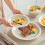 16 Piece Ceramic Dinnerware Set for 4, Durable Stackable Plates and Bowls for Everyday and Special Meals 4