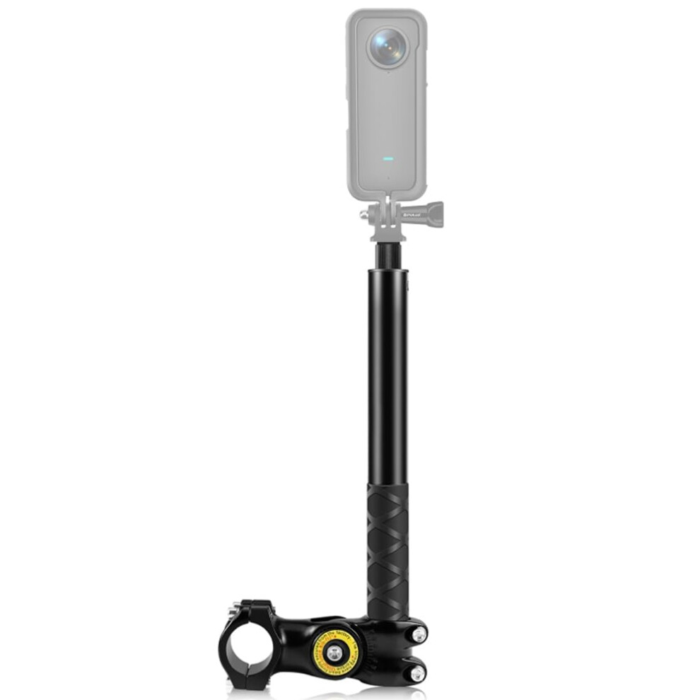 Motorcycle Camera Mount With Adjustable Telescoping Handlebar Selfie Stick For Insta360 X2 X3 9053599161547