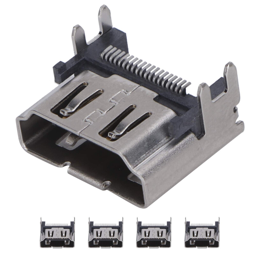 5Pcs Hdmi Port Replacement Connector For Ps4 Slim Pro For Flawless Signal And Seamless Fit 9053599161608