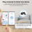 Bluetooth Key Finder Smart Item Tracker for Android compatible with Google Find My Device, 200m Range, Black 3