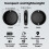 Bluetooth Key Finder Smart Item Tracker for Android compatible with Google Find My Device, 200m Range, Black 5