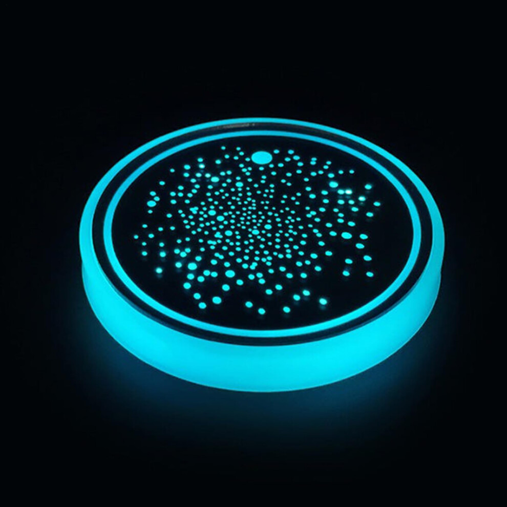 Car Cup Holder S With Smart Motion Sensor, 7Color Led Waterproof Coasters For Cars Light 9455672834711