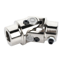 3/436 Spline Steering U Joint Chrome 4Cr Alloy Steel for Chevy Ford VW Classic Cars