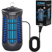 Outdoor Bug Zapper 18W 4200V Electric Mosquito Trap with Replaceable Bulb for Patio and Garden