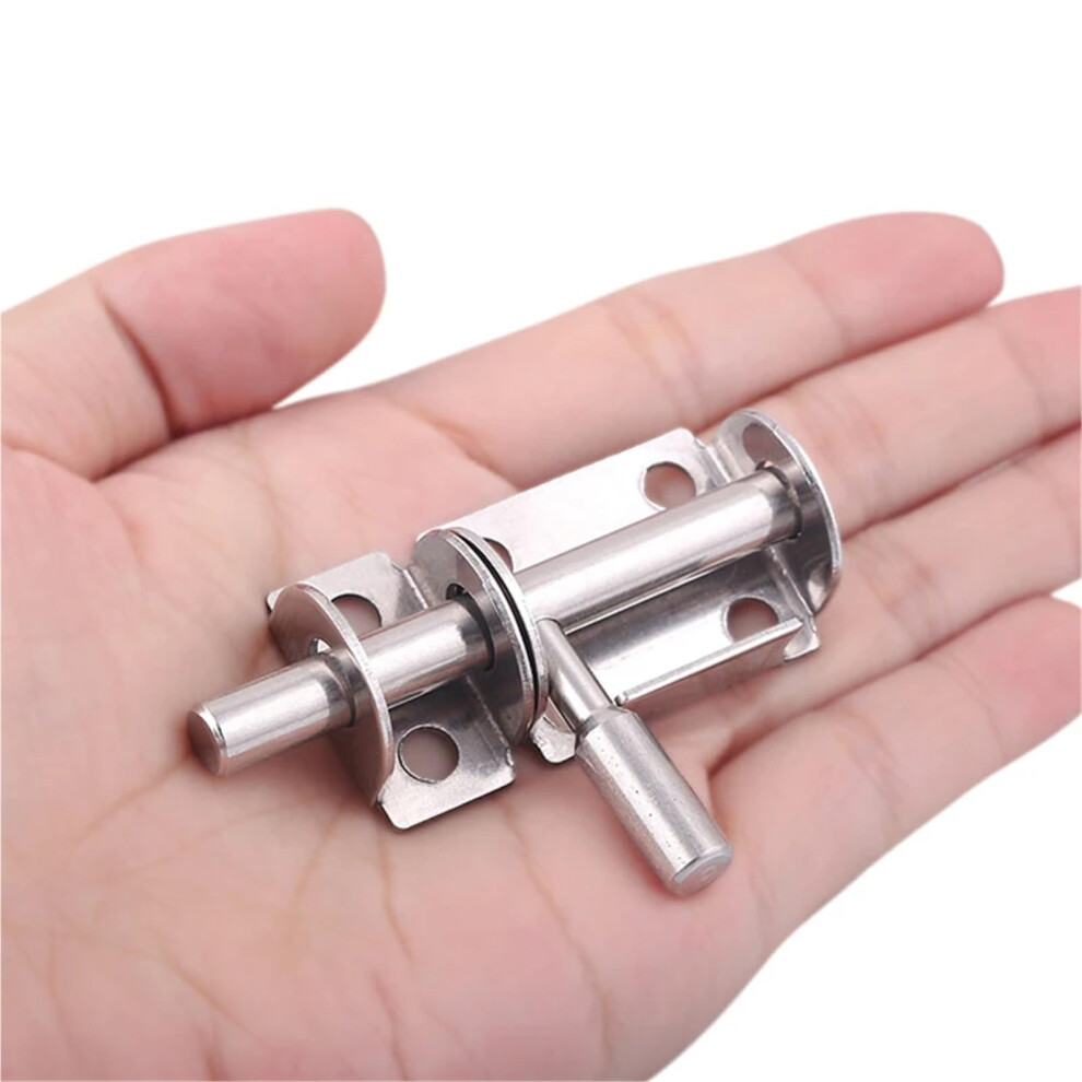 Gate Latch 6Pcs 2Inch Stainless Steel Heavy Duty Sliding Door Bolt For Wooden Fence And Shed Doors 9174973492054