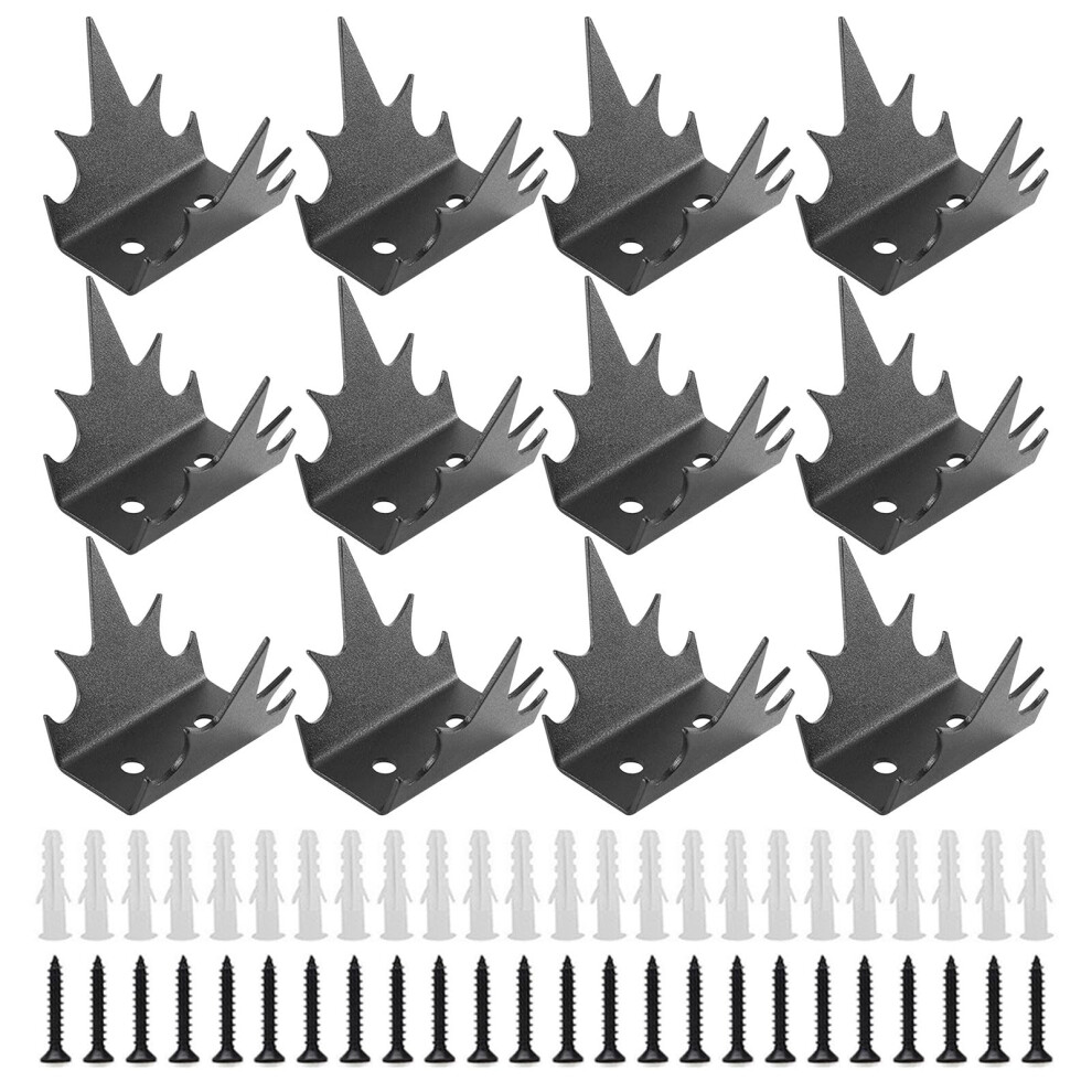 Anti Climb Security Spikes 12Pcs Weatherproof Fence Wall Spikes For Garden And Intruder Deterrent 9070919948862