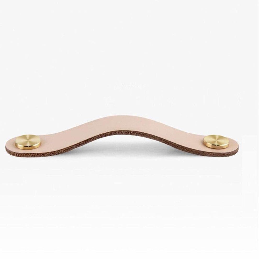 Leather Cabinet Handles 4Pcs 128Mm Pitch Copper Core Soft Grip Faderesistant Wardrobe Drawer Pulls 9174973492108