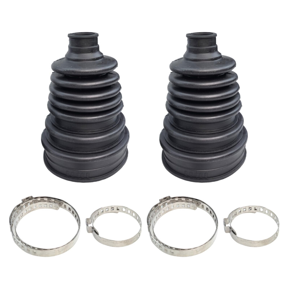 Cv Joint Boot Kit 2 Pcs Rubber Cv Axle Boot Replacement With Sealing And Dust Protection 9455672835442