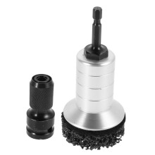 Wheel Hub Removal Tool Kit with Brake Disc Cleaning Pads for Rust Removal and Wheel Rim Protection