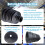 CV Joint Boot Kit 2 Pcs Rubber CV Axle Boot Replacement with  Sealing and Dust Protection 3