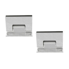 Glass Door Hinges 90 Degree Glass Clamp 304 Stainless Steel Frameless Shower Hinge Rustproof