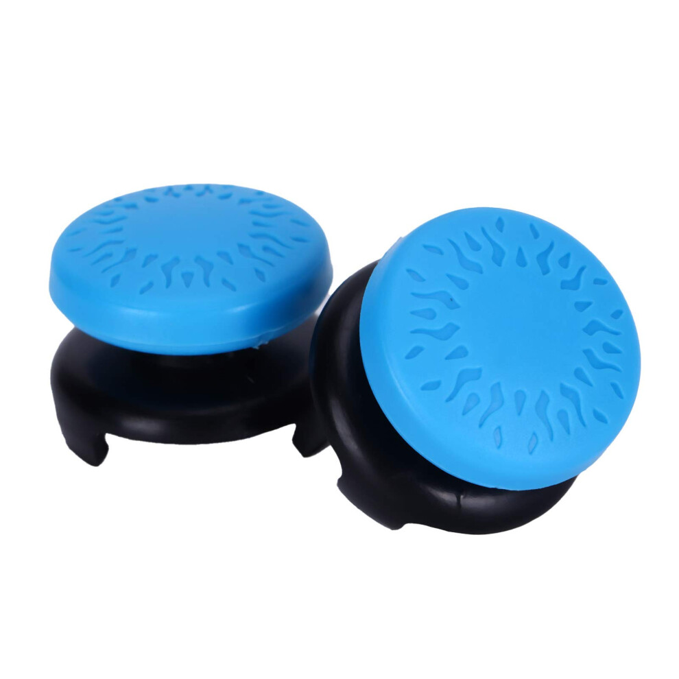 Thumb Grips Silicone Joystick Covers Ergonomic Height Boost Precise Control 2Pcs For Ps5 Blue 9053599164173
