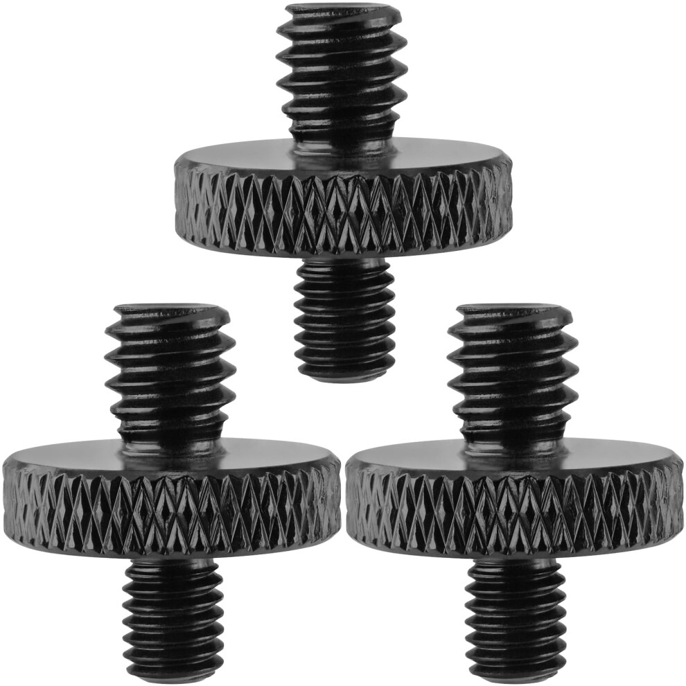 Tripod Screw Adapter 1/4 To M5 Aluminum Camera Thread Converter, 3Pcs Male To Male Connector 9053599164326