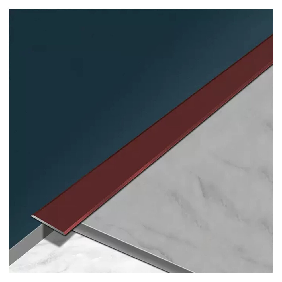 Floor Transition Strip 110Cm Self Adhesive Aluminum Threshold Trim For Laminate To Tile Gap Cover 9070919949449