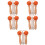 5Stk Orange Hopsseil Baumwolle Mit Holzgriff Für Kinder Training 9