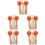 5Stk Orange Hopsseil Baumwolle Mit Holzgriff Für Kinder Training 8