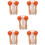 5Stk Orange Hopsseil Baumwolle Mit Holzgriff Für Kinder Training 10
