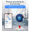 Bluetooth Key Finder with Precise GPS Tracking, IP67 Waterproof Item Locator for Android, Black 2 3