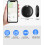 Bluetooth Key Finder with Precise GPS Tracking, IP67 Waterproof Item Locator for Android, Black 2 2