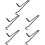 5Stk Ergonomischer Scherenwagenhebergriff Metall 7