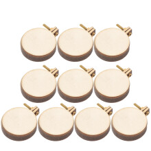 40Sets Winzige Stickrahmen Holz Beige Für DIY Schmuck Und