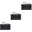 3Stk Schwarze Lederhandtasche Praktisch 5