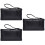 3Stk Schwarze Lederhandtasche Praktisch 7