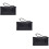 3Stk Schwarze Lederhandtasche Praktisch 9
