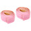 2Stk Wandbordüre Pink Selbstklebend Flexible Schaumleiste Eck 6