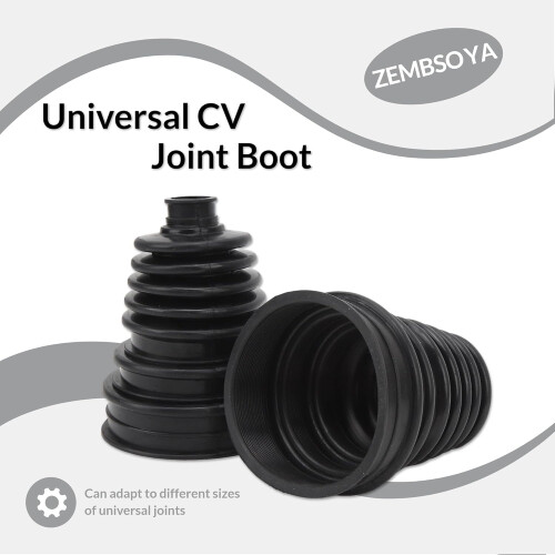 2PCS CV Boot  Kit, Universal Silicone CV Joint Boot with Clamps,  Temp Dustproof Cover 1