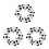 18Pièces Broche Animaux Cartoon Panda Décorative 10