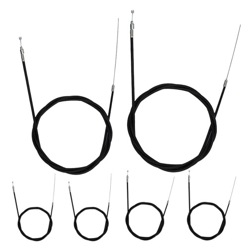 3Ensembles Kit Câbles Acier PVC Noir Arrière