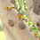 9Pcs Realistic Bee Figurines Durable ABS Clay Wire Desktop Decor 5