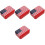 4Pcs Multi Color Candy and Cookie Storage Tinplate Boxes with Lid 5