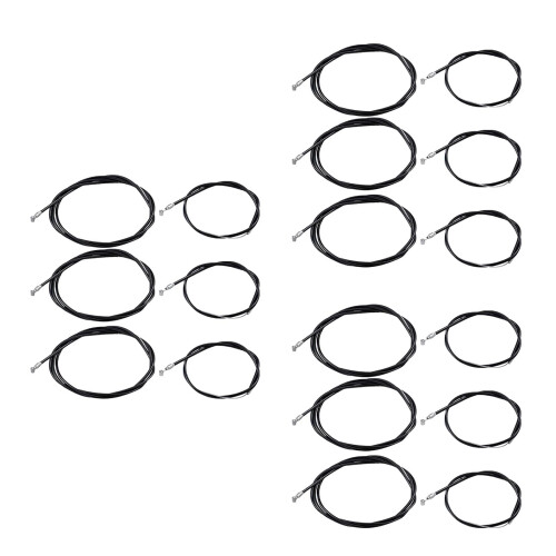 3Ensembles Kit Câbles Acier PVC Noir Arrière 2