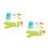 14Pcs Kids Sand Toys Set Assorted Color PP Beach Digging Tools 6