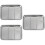 Mirror Finish Silver Baking Sheet with Removable Rack 8