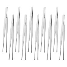 40Pcs Portable Bonsai Tweezer Silver Durable Gardening Plant Tool