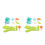 14Pcs Kids Sand Toys Set Assorted Color PP Beach Digging Tools 4