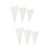 6Pcs White Polyester Cotton Piping Bag for Home Baking Decoration 7