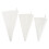 6Pcs White Polyester Cotton Piping Bag for Home Baking Decoration 1